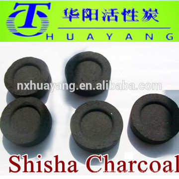 Direct manufacturer 33mm round shisha charcoal,long time burning,6500 calory